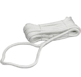 Трос швартовый 12мм*10м белый 18-прядный Santong Rope (STMLW05)